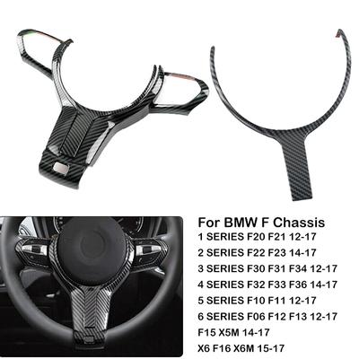 Adesivo de decoração para painel de volante de carro, acabamento, moldagem, para chassi BMW F 1/2/3/4/5/6 SÉRIE F20 F21 F22 F23 F30 F31