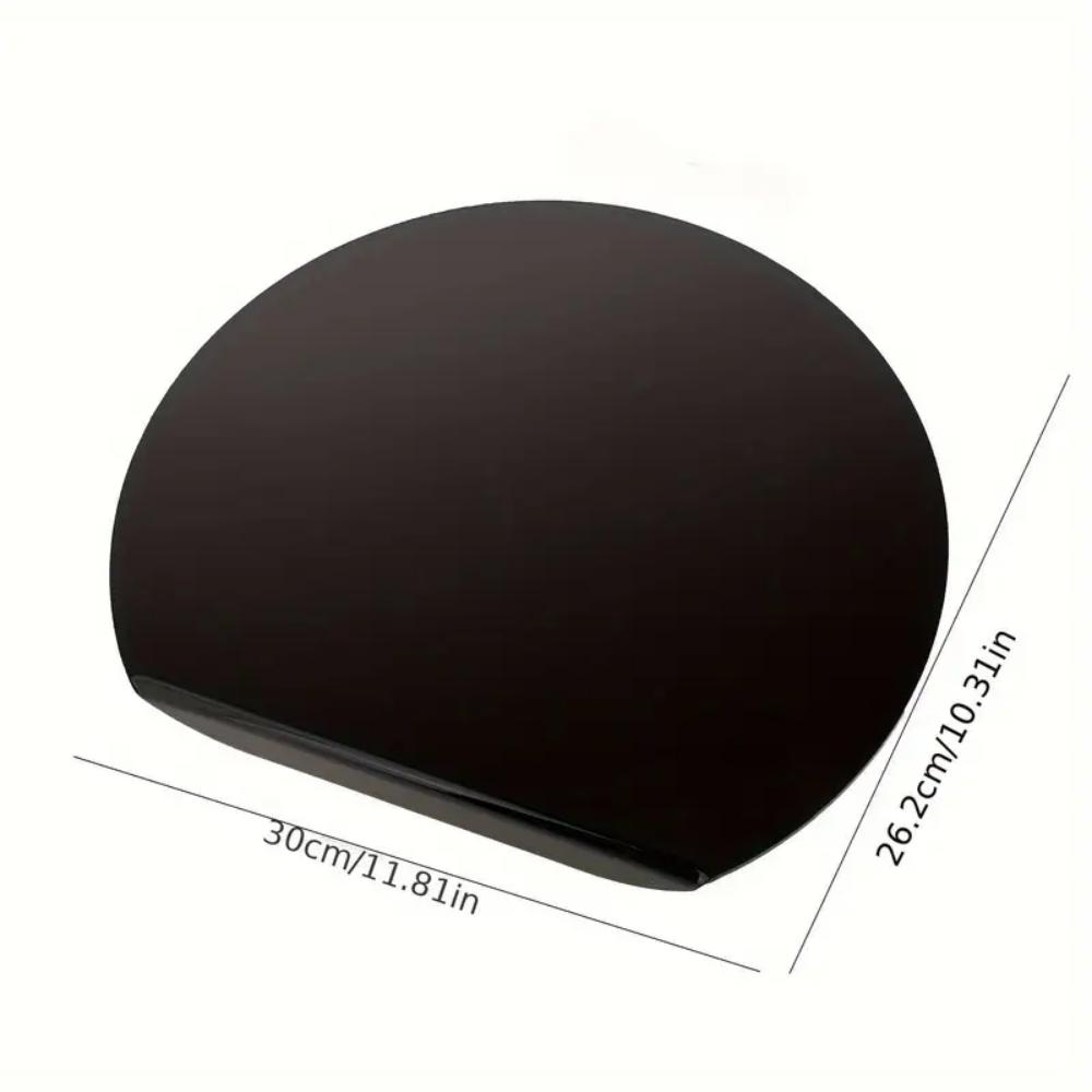 Thick Silicone Kitchen Cutting Board Pad, TPU Double-sided Flexible Cutting Board, Anti-slip Rubber Semi-circular Cutting Board