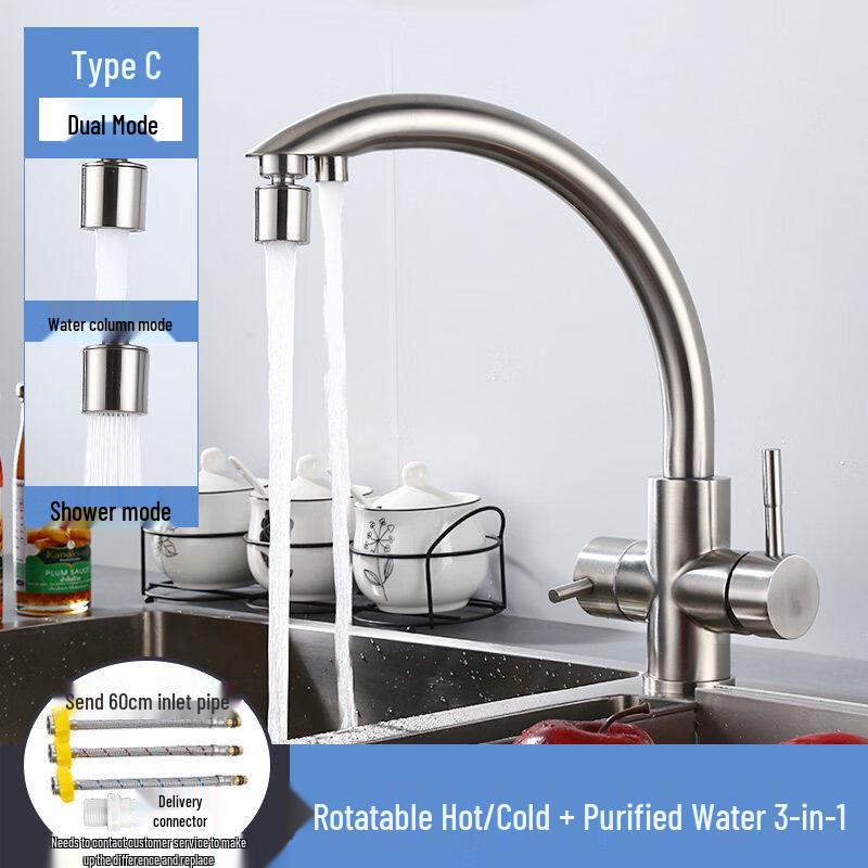 TLXT Kitchen Sink Faucet
