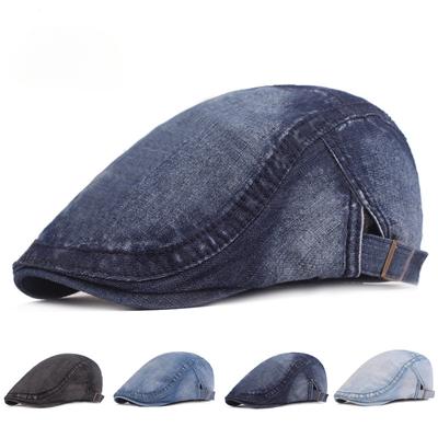 Cowboy Duck Tongue Hat Men and Women Beret Cap Washed Cloth Do Old Hat Leisure Forward Hat Hat