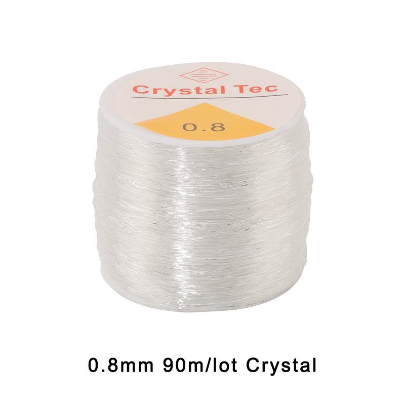 0.5-1.0mm Elastic Cord Beading Thread Stretch String Fibre Crafting Line for Jewelry Making DIY Seed Beads Pony Beads Bracelets