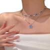 2025 Fresh Summer Butterfly Double Layer Choker - Luxury Niche Hot Girl Clavicle Necklace