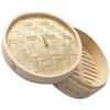 1 Set of Household Bamboo Steamer Kitchen Bun Steamer Bamboo Steamer Basket Kitchen Steamer kitchen bamboo steamer
