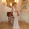 Summer Lace Halter Neck Backless Dress - Solid Color Women's Fashion