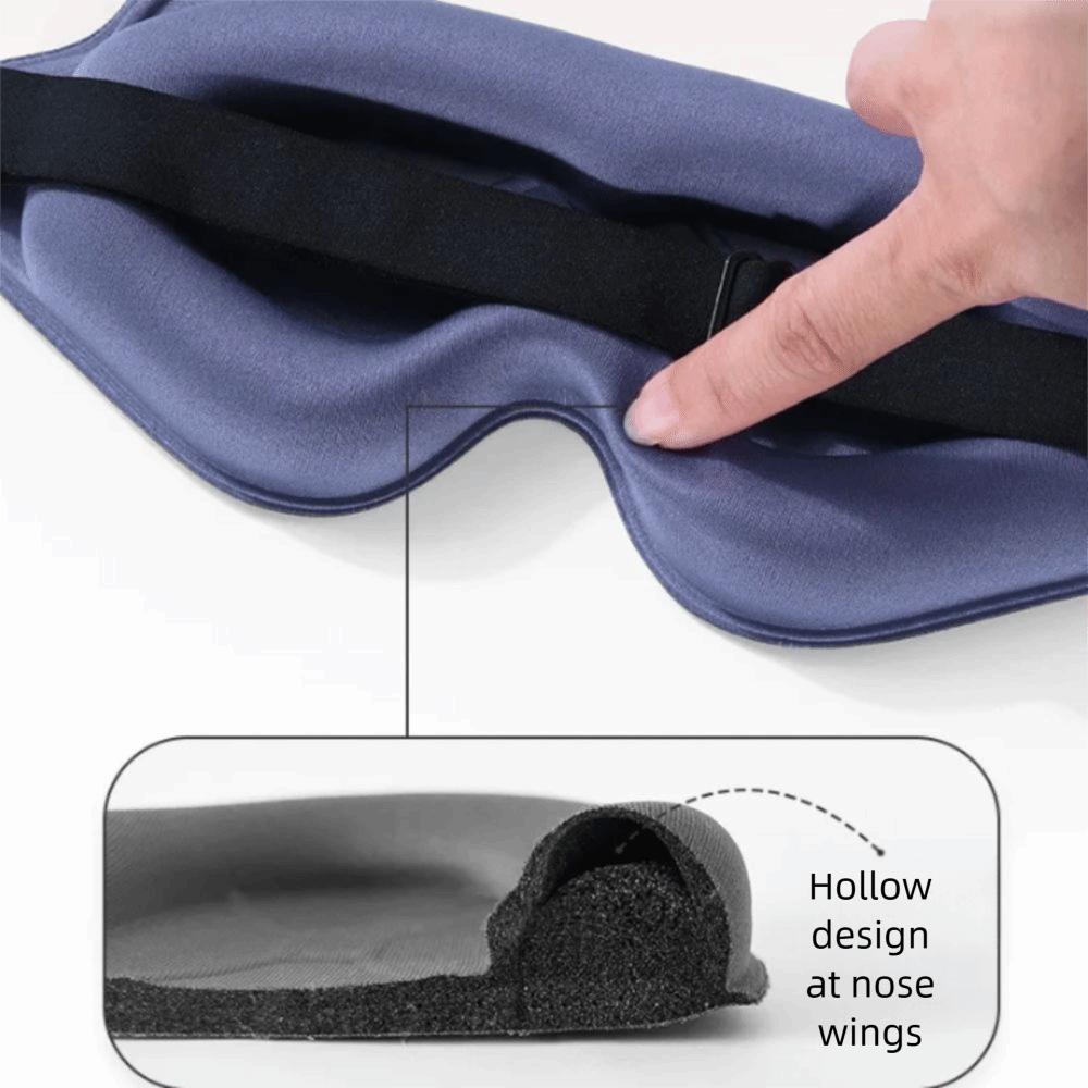 3D Light Blocking Eyeshade Deepened Groove Design Eye Cover Blockout Sleep Eye Mask  Plane