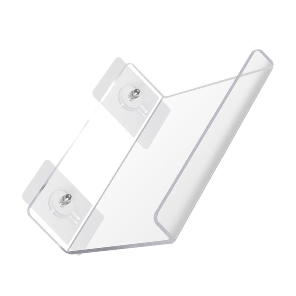 Acryl Aufbewahrungsregal Wandmontierter Organizer Transparentes Schweberegal Ohne Bohren Organisation für Badezimmer Küche