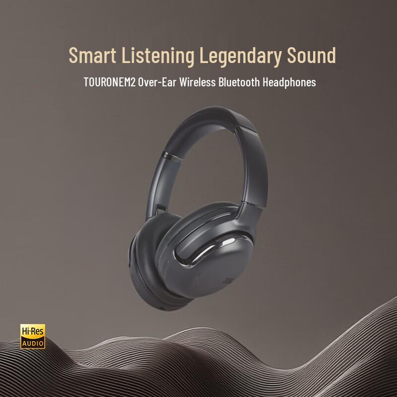 

JBL Tour One M2 Wireless Noise-Cancelling Hi-Res Headphones One Size