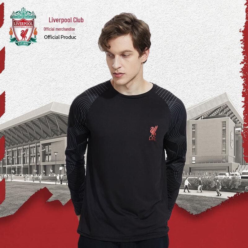 Oficiální černé rychleschnoucí tričko s dlouhým rukávem Liverpool FC