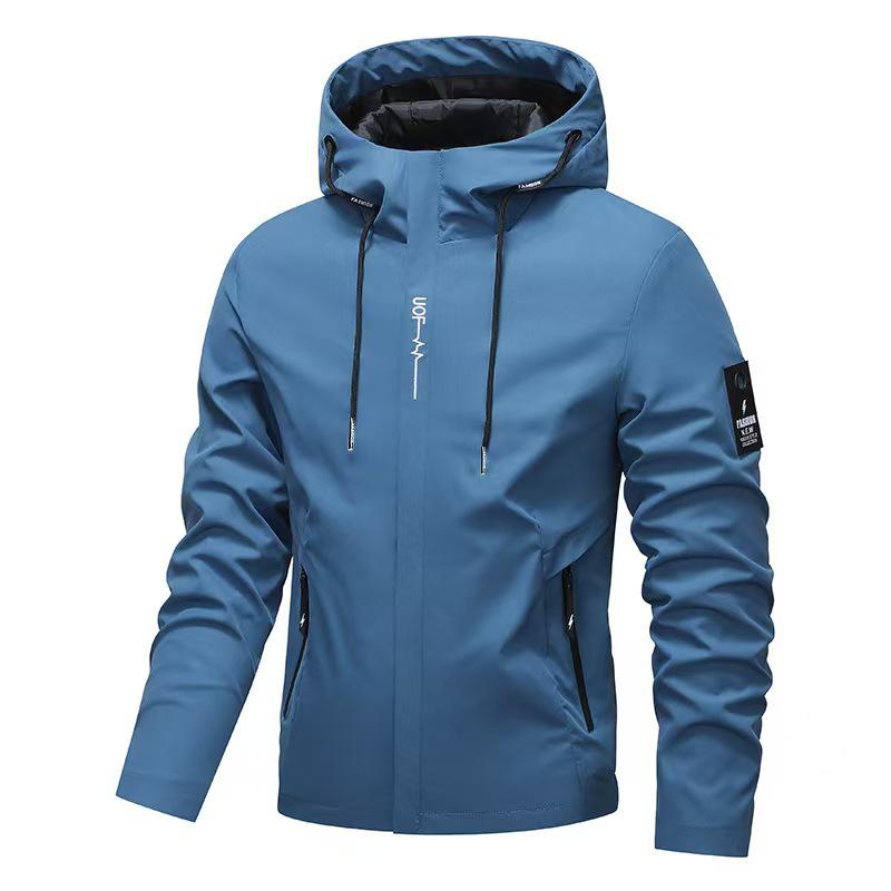 Men's Casual Hooded Jacket: 2025 Spring/Autumn, Plus Size, Versatile Workwear Trend