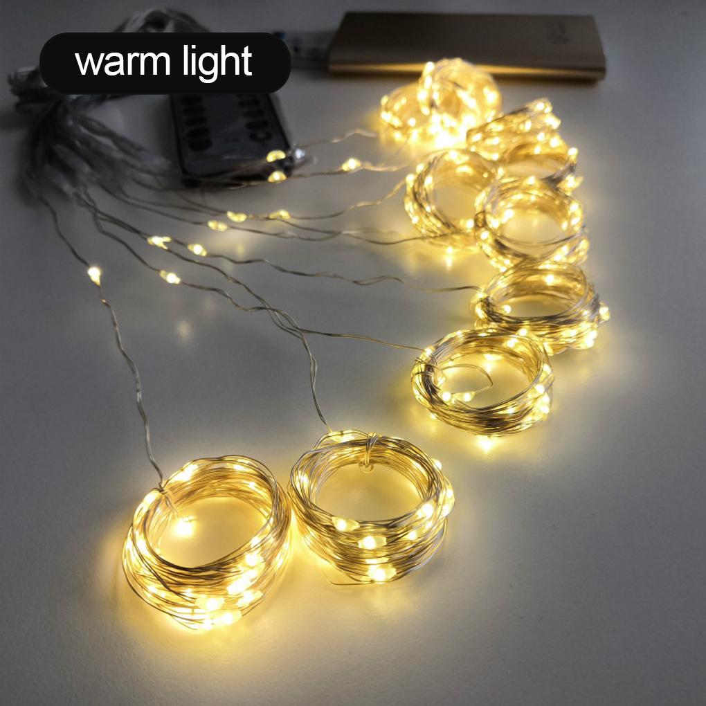 Festival Decoration USB Remote Control Adjustable Waterproof Lamp String