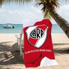 Beach Towel with Club Atlético River Plate Pattern - soft,absorbent,machine washable Lightweight&Modern,swimming,Travel Essentials
