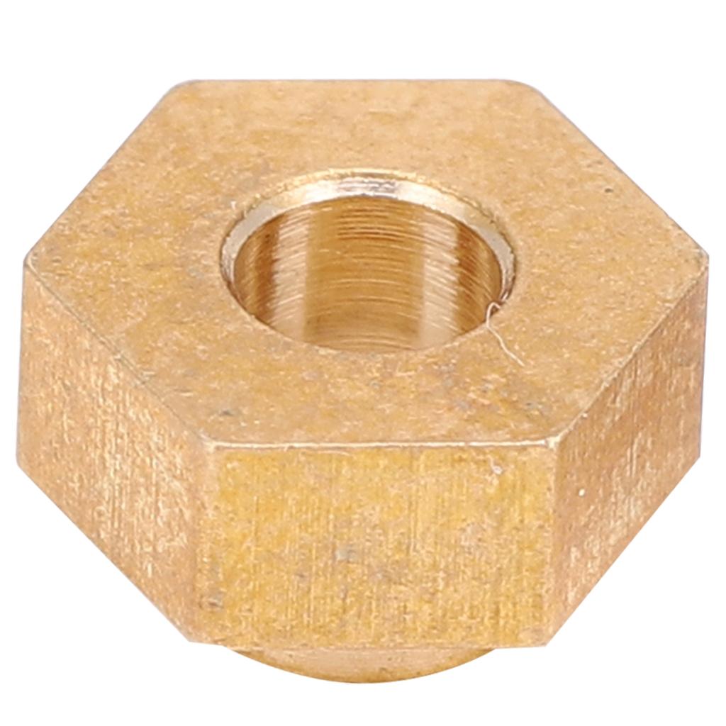 4Pcs 3MM Brass Wheel Hex Adapter Upgrage Parts for Axial SCX24 90081 1/24 RC Car