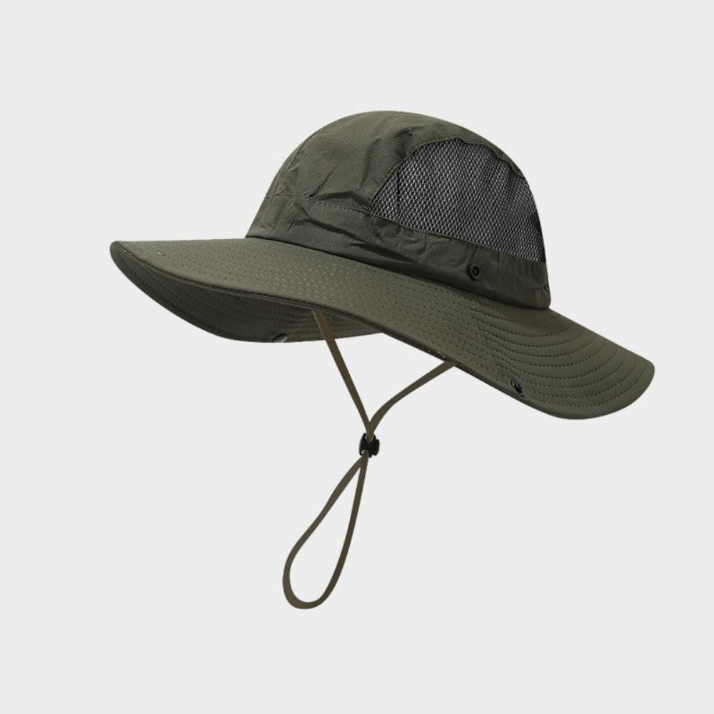 Quick-dry Men Fisherman's Hat Waterproof Hiking Cap Casual Folding Bucket Hat  Sports
