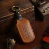 Leather Car Key Case Cover Shell for Toyota Corolla Camry RAV4 Highlander Auris CHR Avalon Land Cruiser Protected Fob Bag