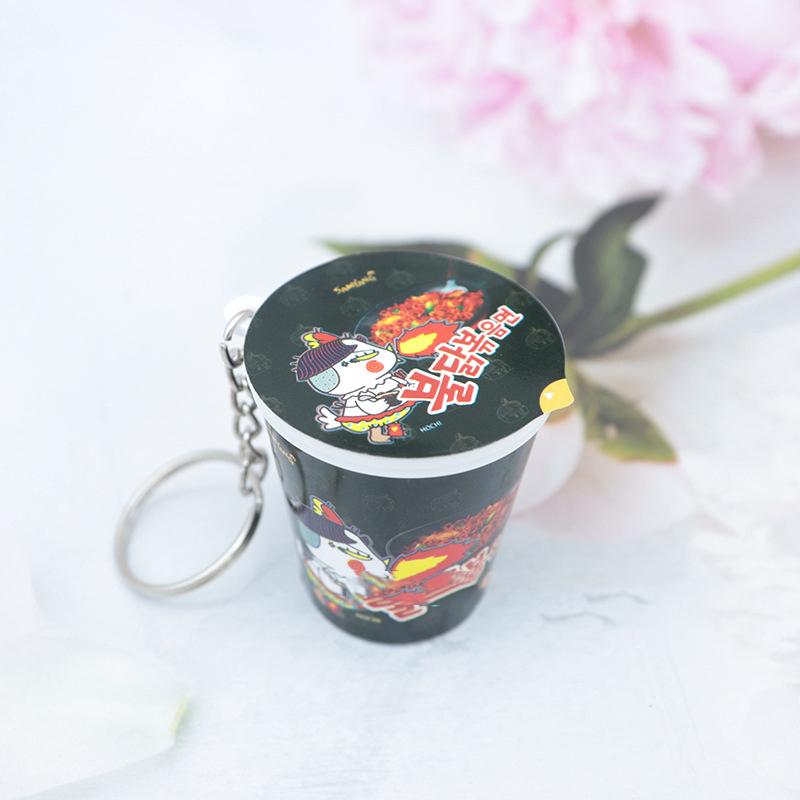 1 Piece Bowl Noodle Turkey Noodles Spicy Ramen Charm Mini Snacks Bag Pendant Simulation Instant Noodles Keychain Christmas Gifts