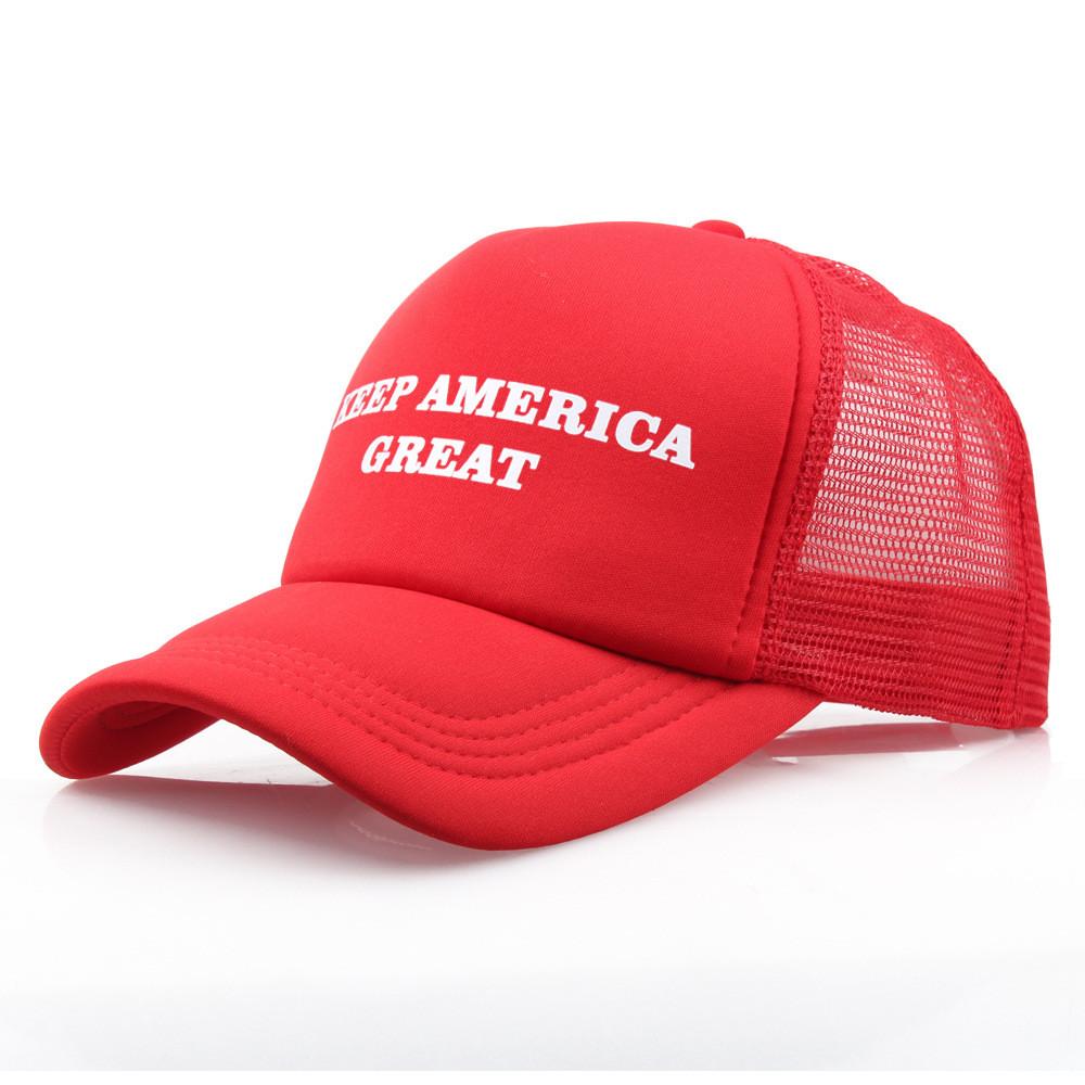 

Keep America Great 2020 Classic Trump Hat President Baseball Net Summer Cap красный