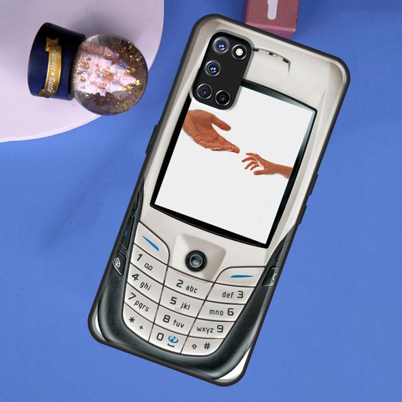 Retro Mobile Phone Phone Case For Oppo A80 A40 A60 A16 A76 A96 A91 A15 A17 A74 A94 A54 A57S A18 A38 A58 A98 A78