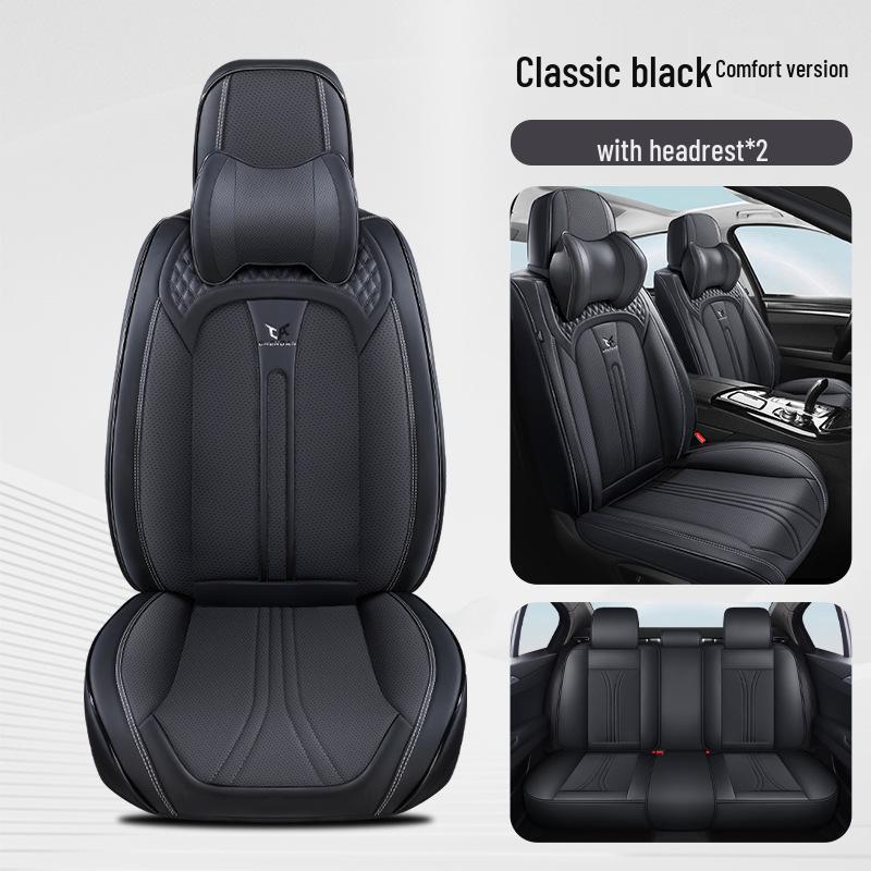 Breathable Leather Car Seat Cover Cushions for All Seasons