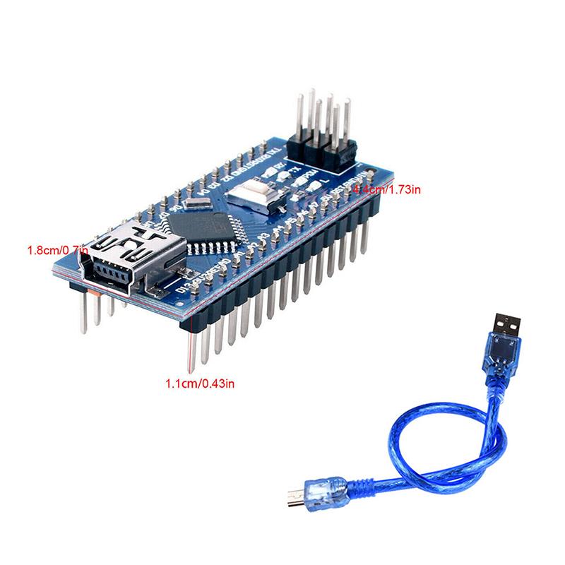 1/2ks 16MHz 5V Mini USB pájený Nano V3.0 kompatibilní modul mikrořadiče Atmega328P pro CH340G