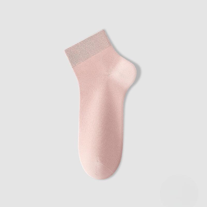 Female Spring and Summer Cotton Sweat Absorbing Antibacterial Deodorant Boneless Tube Socks