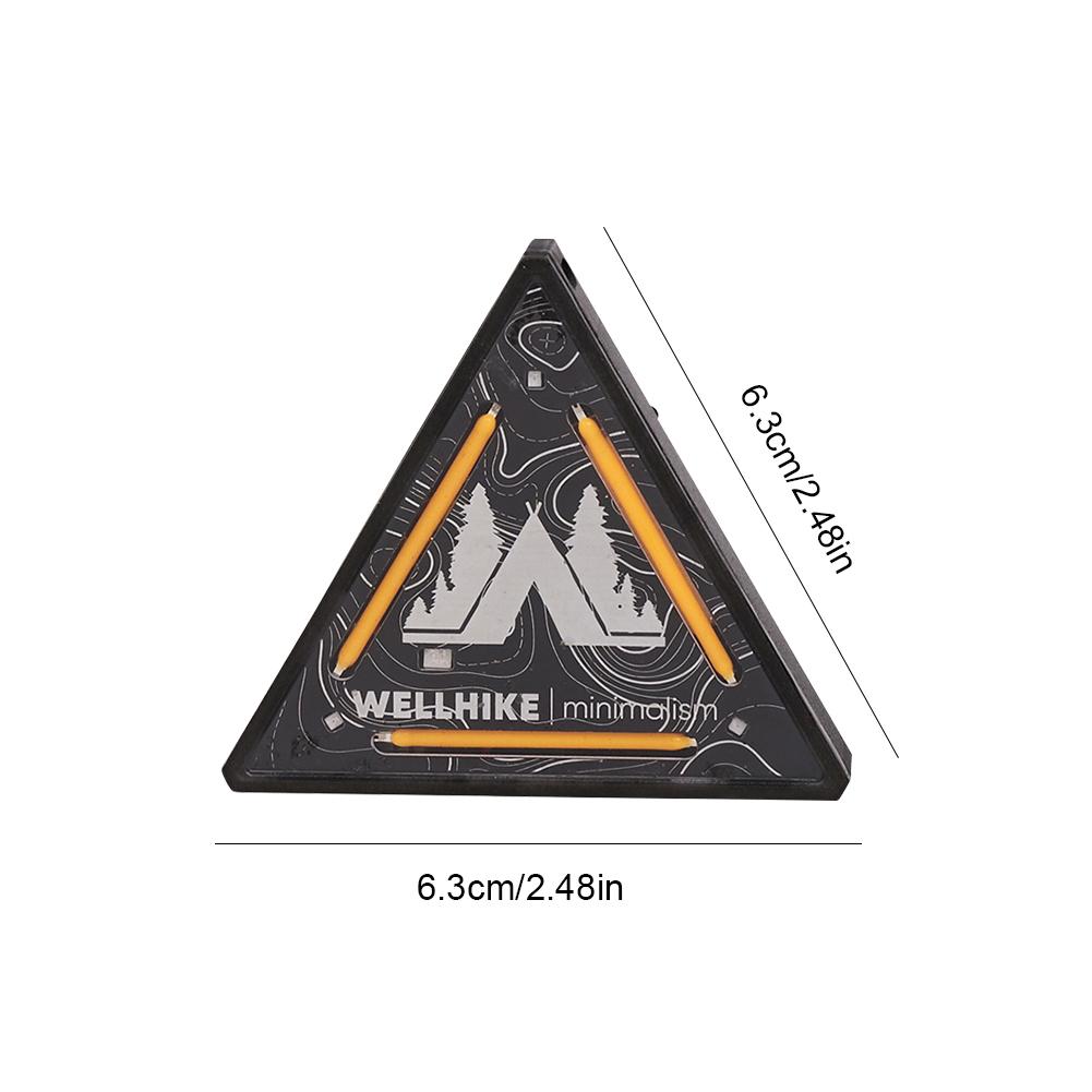 Outdoor Tactics Triangle Light SWS Night Light Badge Warning Decoration Camping Atmosphere Mini Small Pendant Lamp