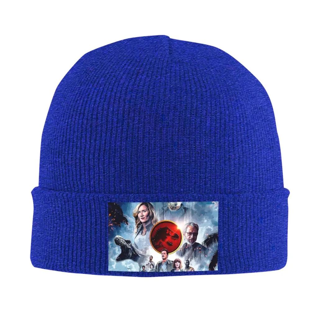 Jurassic World Warm Knitted Cap Winter Knit Bonnet Hat Skullies Beanies Hip Hop Caps for Unisex