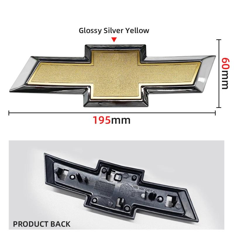 ABS Car Front Hood Emblem Sticker Rear Tail Trunk Badge Accessories for Chevrolet Epica Spark Aveo Captiva Cruze Malibu XL Trax