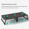 Portable Folding Iron Bed: Compact, Durable, Ideal for Office Naps & Rental Rooms