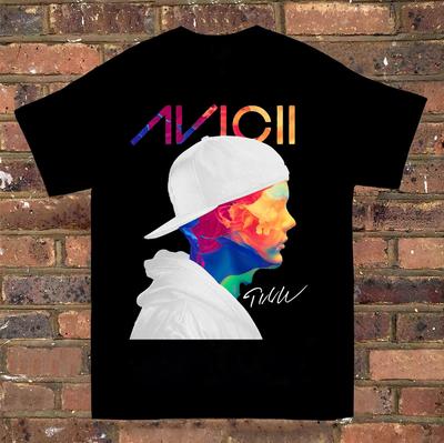 Collection Avicii Singer Short Sleeve Cotton Black All Size Unisex T-Shirt MD38 Unisex T-Shirt