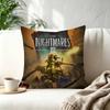 Little NNightmares   Decorative Polyester Throw Pillow Cover Square Suitable for Home Office Coffee Shop Decor