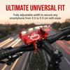 Red Bike Phone Mount Aluminum Alloy Motorcycle Phone Holder Bike Handlebar Phone Holder  Bicycle