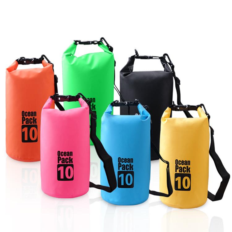 PVC Mesh Waterproof Bucket Backpack for Beach and Outdoor Use