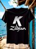 Music Lover Tshirt - Bold K Percussion Drum Graphic Tee