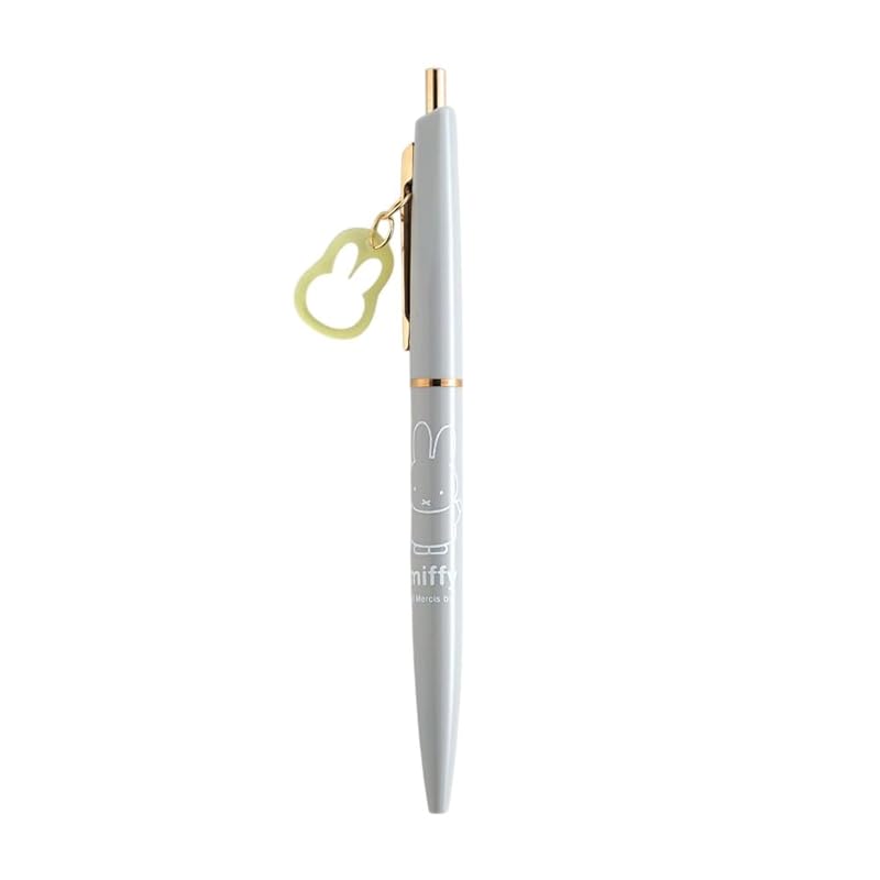 

green flash miffy Ballpoint pen with charm gray BM-349