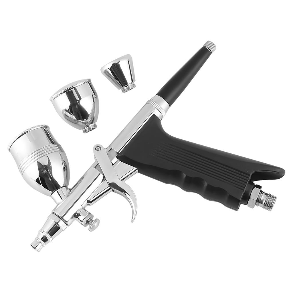 Gravity Spray Gun Airbrush 0.3mm 0.5mm 0.8mm Nossles Cups Set Kit