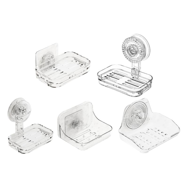 Modern Soap Holder Quick Installation Soap Container for Wall Mounting Soap Organizing Household Bathroom Decoration