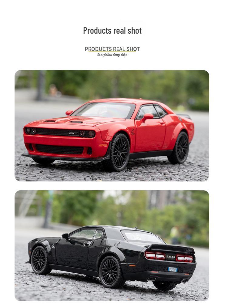 Muscle Car Hellcat Alloy Sports Car Model Collection – 1:32 Scale Ornamental Toy