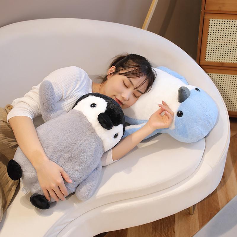 3545Cm Cute Penguin Walrus Plush Toys Stuffed Soft Animal Pillow Kawaii Toys For Children Baby Birthday Christmas Gifts