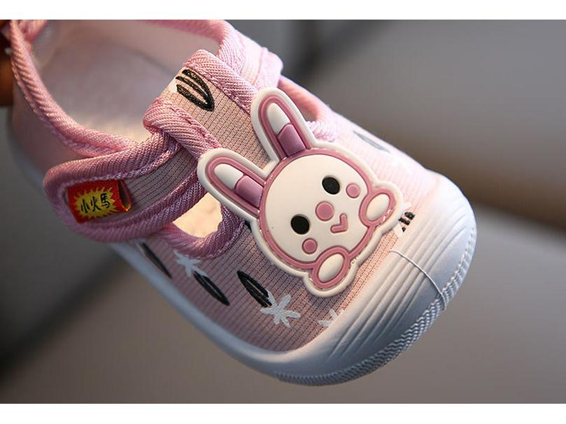 Baby Girl Spring/Summer Soft Sole First Walker Squeaky Sandals for Ages 0-2