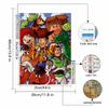 DIY Diamond Painting Cute Cartoon Characters Cross Stitch Kit Mosaic Art Diamond Painting Full Circle Diamond Home Decoration