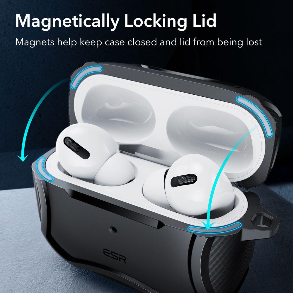 Esr Cyber Armor Halolock Magsafe Apple Airpods Pro 1 / 2 Black