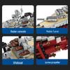 Fang Cheng Aircraft Carrier & Bismarck Battleship Model Toy - Educational Assembly Puzzle for Boys