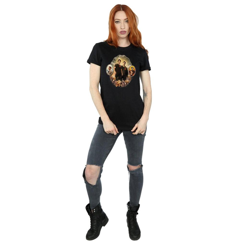 Supernatural Womens/Ladies Holy Shrine Cotton Boyfriend T-Shirt