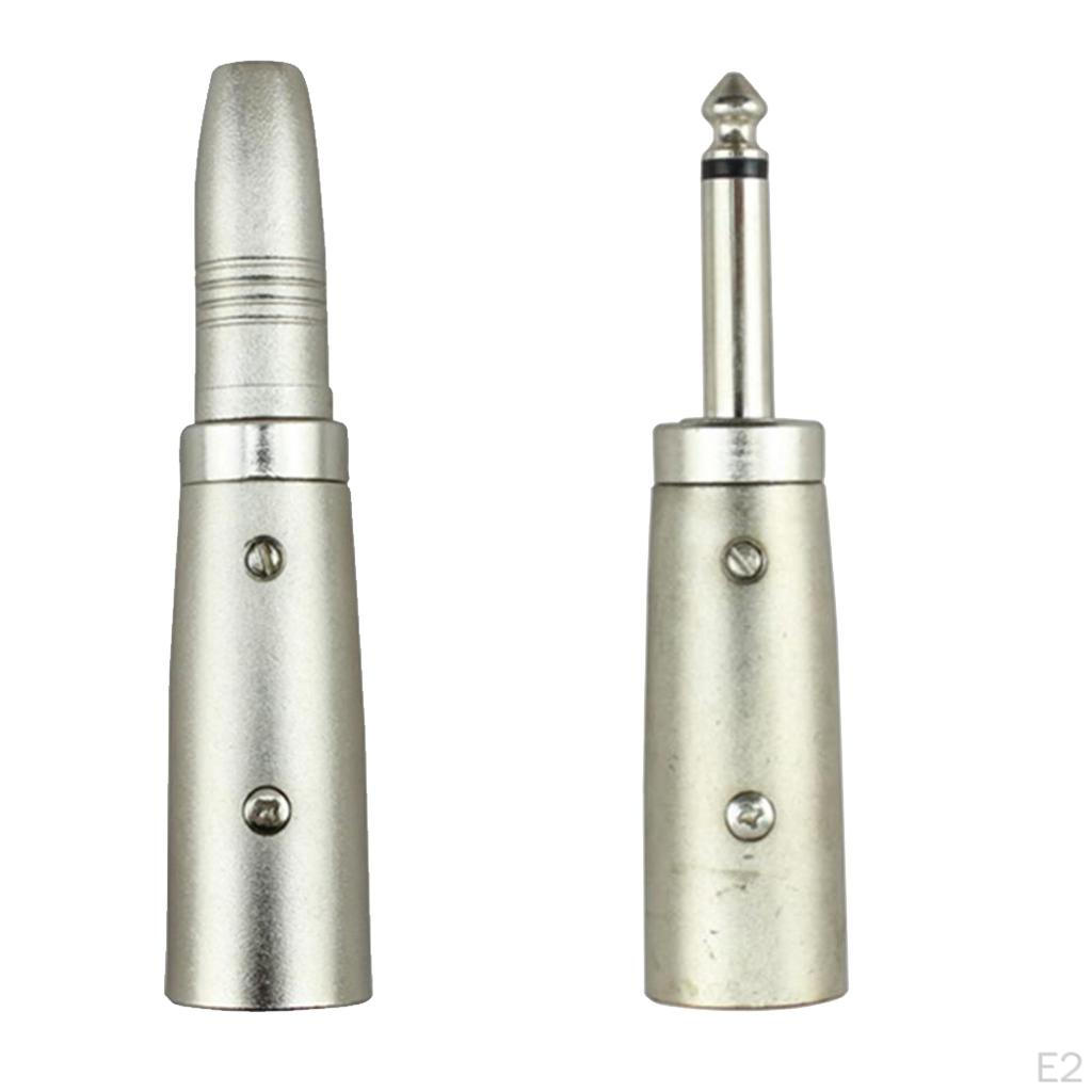 Mufă XLR cu 3 pini la cablu audio 1/4 "6,35 mm Adaptor DJ PA pentru microfon