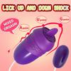 Vagina Massage G Spot Clitoris Stimulator Tongue Oral Licking Vibrator Powerful Sex Toys for Women Double USB Vibrating Egg