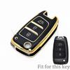 For Hyundai Sonata Santafe Verna Tucson Celesta Accent Creta Kona Elantra Solaris I30 I35 I40 Ix35 Tpu Car Remote Key Cover Case
