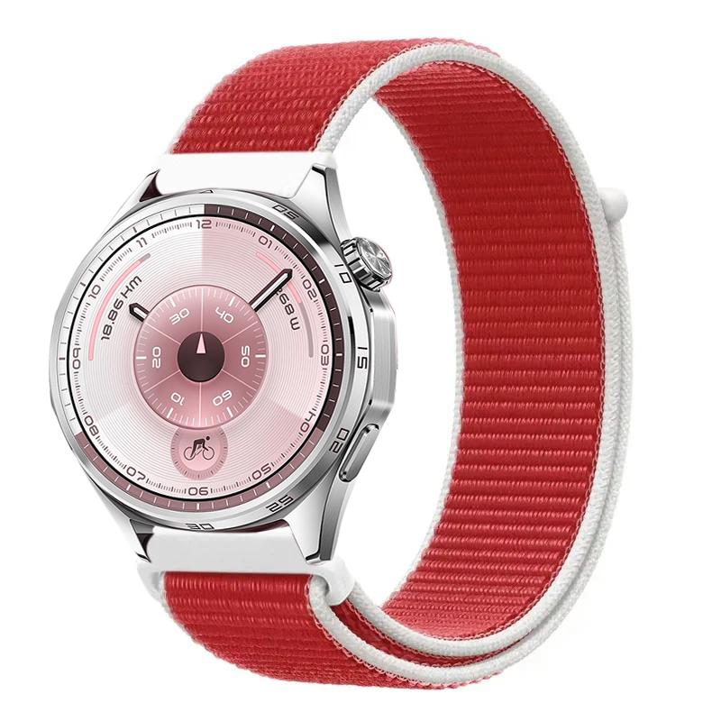 22mm 20mm Nylonarmband für Huawei Watch 5 4 GT6 GT6 Pro GT5-4-3 46mm Armband im Flaggen-Stil Amazfit Bip 6 Active 2 Balance 2 Correa