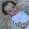 Lebensechte 19-Zoll-Reborn-Babypuppen Felicia Weicher Stoffkörper Bebe Neugeborenenpuppen Realistisch aussehende Simulations-Babypuppen für Kinder Geburtstags-Weihnachtsgeschenke