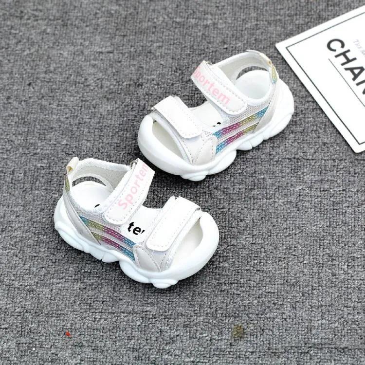 Kinder-Sandalen mit weicher Sohle, geschlossen, -kick Sommer Baby Freizeitschuhe zum Laufen