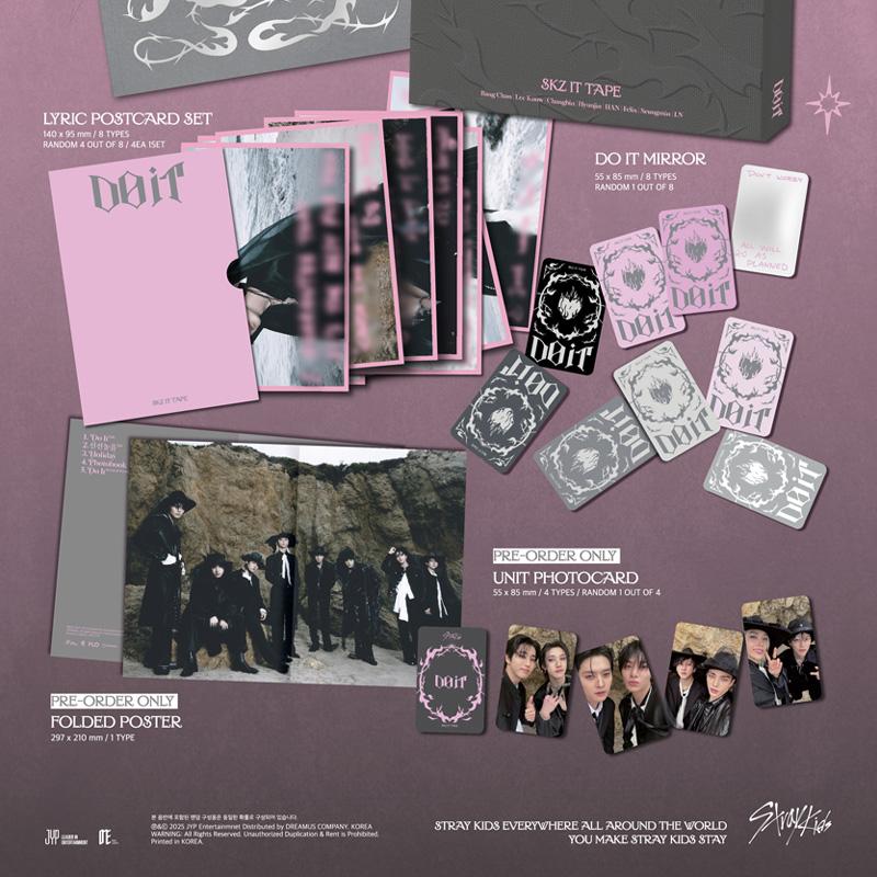 [PŘEDOBJEDNÁVKA] Stray Kids – SKZ IT TAPE ‘DO IT’ [DO Ver./ IT Ver.]